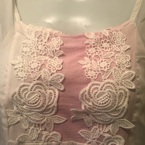 The Pyramid Collection Morning Dew Chiffon Batwing Tunic Sheer L/XL Fairycore - Picture 6 of 9